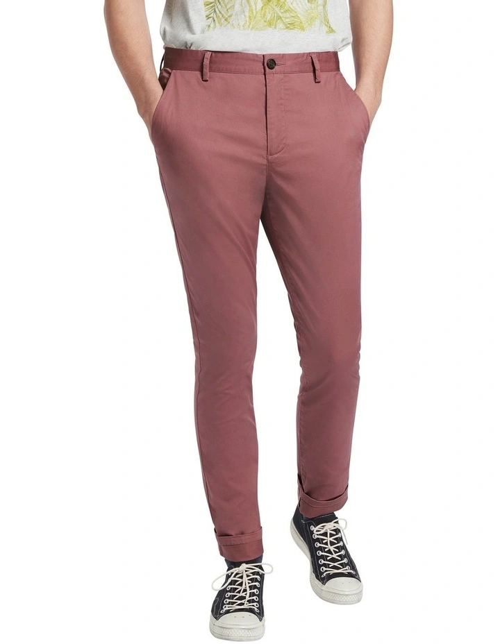 Marcs Baltic Chino In Washed Berry 3 Marcs Baltic Chino In Washed Berry