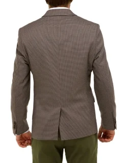 Brooksfield Houndstooth Blazer In Brown -Coats Sales Store 943184980 3 720x928