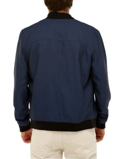 Brooksfield Herringbone Bomber Jacket In Navy 8 Brooksfield Herringbone Bomber Jacket In Navy -Coats Sales Store 943185070 3 720x928