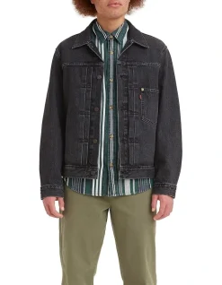 Levi's Type I Trucker Jacket In Black
