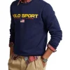 Polo Ralph Lauren Polo Sport Fleece Sweatshirt In Navy -Coats Sales Store 944190730 1 1 720x928