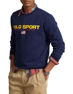 Polo Ralph Lauren Polo Sport Fleece Sweatshirt In Navy