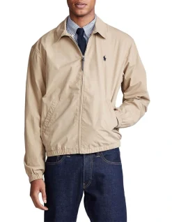 Polo Ralph Lauren Bayport Poplin Jacket In Beige