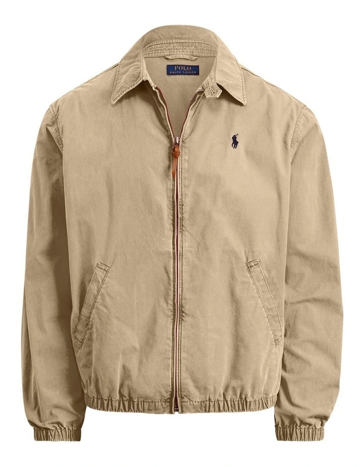 Polo Ralph Lauren Bayport Poplin Jacket In Beige 6 Polo Ralph Lauren Bayport Poplin Jacket In Beige - Image 4