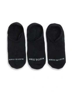 Rodd & Gunn Edgecumbe No-Show 3-Pack Sock In Onyx -Coats Sales Store 944724610 3 720x928