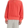 Levi's Practice Crewneck Jumper In Vintage Heather Red