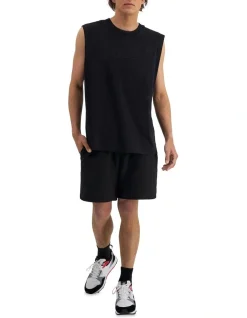 Champion Re:Bound Sleeveless Tee In Black -Coats Sales Store 946393300 4 720x928