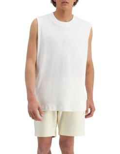 Champion Re:Bound Sleeveless Tee In White