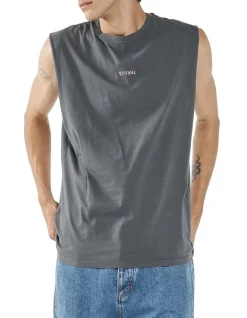 Minimal Thrills Muscle Tee In Black -Coats Sales Store 947294110 4 720x928