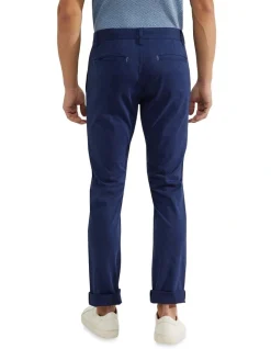 Oxford Stretch Organic Cotton Skinny Fit Chinos In Admiral Blue -Coats Sales Store 948098440 3 720x928