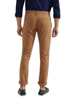 Oxford Stretch Organic Cotton Skinny Fit Chinos In Dark Tan 10 Oxford Stretch Organic Cotton Skinny Fit Chinos In Dark Tan -Coats Sales Store 948099070 3 720x928