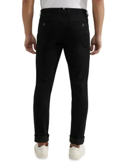 Oxford Stretch Organic Cotton Skinny Fit Chinos In Black -Coats Sales Store 948099250 3 720x928