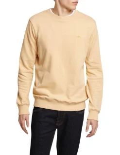Oxford Lars Jersey Sweatshirt In Yellow