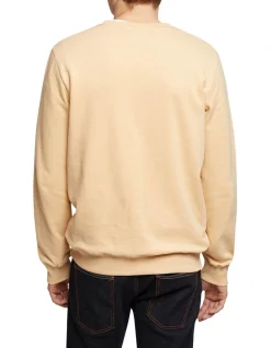 Oxford Lars Jersey Sweatshirt In Yellow -Coats Sales Store 948101860 3 720x928