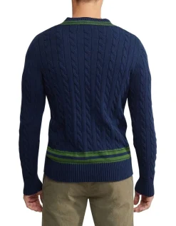 Oxford Richie Cricket Knit In Navy -Coats Sales Store 948170530 3 720x928