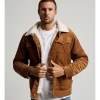 Mr Simple Sherpa Cord Jacket In Tobacco -Coats Sales Store 948700630 1 720x928