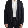 Oxford Daniel Tencel Casual Linen Jacket In Navy -Coats Sales Store 948739600 1 720x928