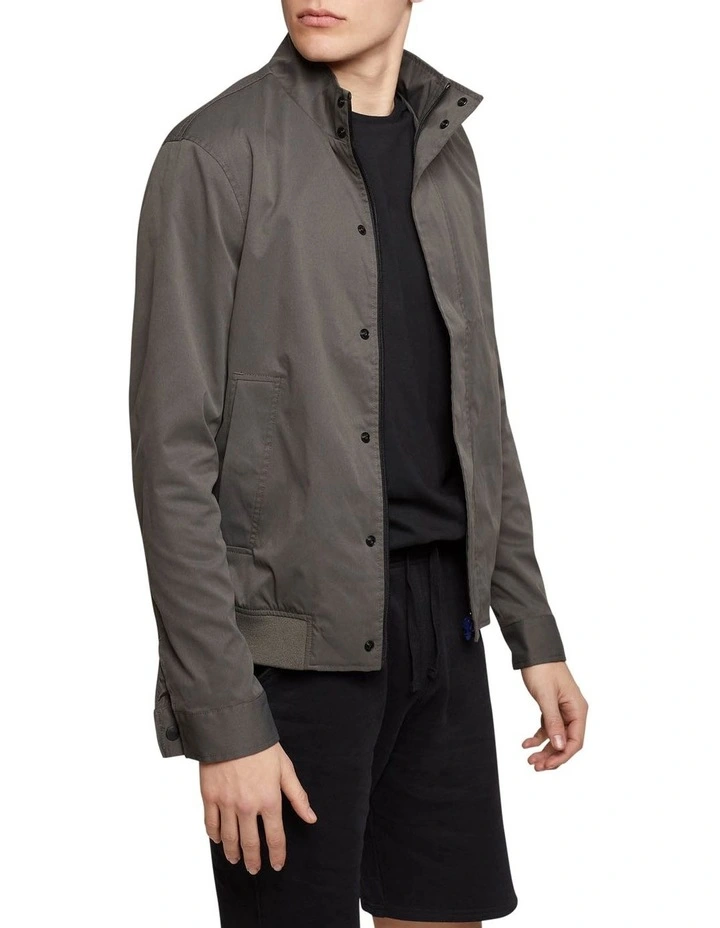 Oxford Barkley Bomber Jacket In Dark Olive 4 Oxford Barkley Bomber Jacket In Dark Olive - Image 2