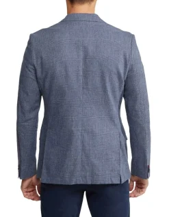 Oxford Milton Checked Unlined Blazer In Blue -Coats Sales Store 948741850 3 720x928