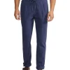 Oxford Fraser Linen Cotton Pullon Pants In Navy
