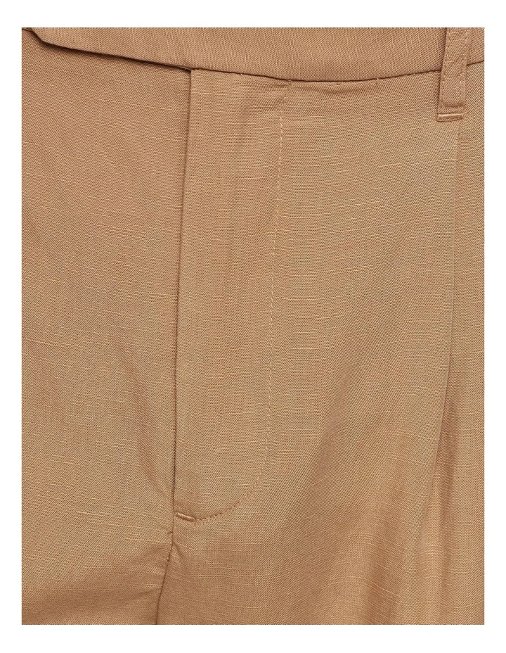 Oxford Garrad Tencel Linen Casual Trousers In Sand 8 Oxford Garrad Tencel Linen Casual Trousers In Sand - Image 6
