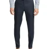 Oxford Folded Cuff Linen Trousers In Navy -Coats Sales Store 948783700 1 720x928