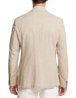 Oxford Milton Unlined Blazer In Brown -Coats Sales Store 948784510 3 720x928