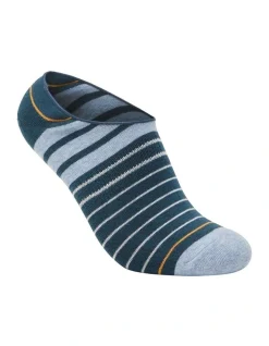 Oxford Maury Invisible Socks 3 Pack In Denim Blue -Coats Sales Store 948979630 3 720x928