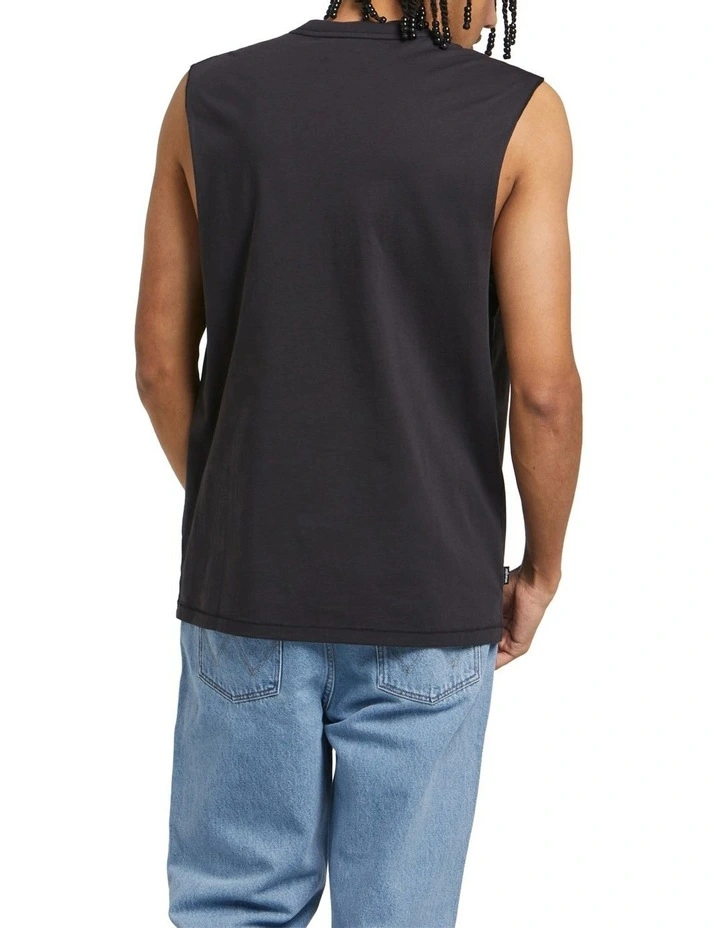 Wrangler Empire Muscle Tee Worn In Black 4 Wrangler Empire Muscle Tee Worn In Black - Image 2
