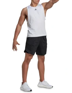 ADIDAS HIIT Spin Training Tank Top In White -Coats Sales Store 950229460 3 720x928