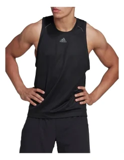 ADIDAS HIIT Spin Training Tank Top In Black