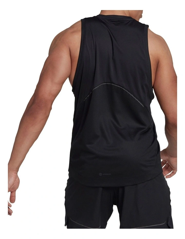 ADIDAS HIIT Spin Training Tank Top In Black 4 ADIDAS HIIT Spin Training Tank Top In Black - Image 2