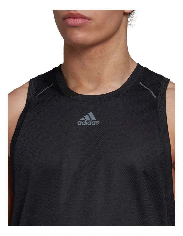 ADIDAS HIIT Spin Training Tank Top In Black 6 ADIDAS HIIT Spin Training Tank Top In Black - Image 4