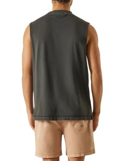 Article One Tonal Logo Muscle In Coal 7 Article One Tonal Logo Muscle In Coal -Coats Sales Store 950262400 3 720x928