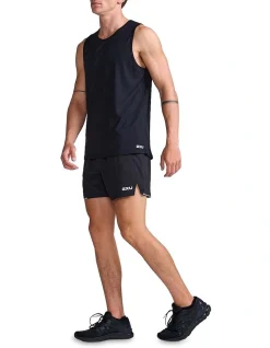 2XU Aero Tank In Black/Silver Reflective -Coats Sales Store 950980690 4 720x928