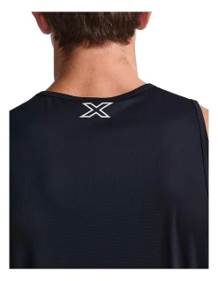 2XU Aero Tank In Black/Silver Reflective -Coats Sales Store 950980690 6 720x928