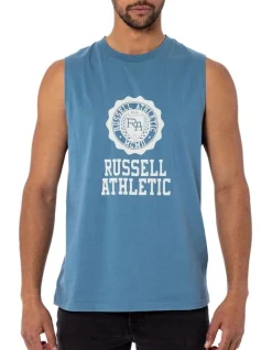 Russell Athletic Collegiate Muscle In Teal -Coats Sales Store 951262930 5 720x928