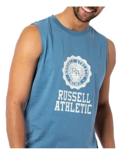 Russell Athletic Collegiate Muscle In Teal -Coats Sales Store 951262930 6 720x928