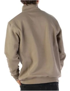 Russell Athletic Glory 1/4 Zip Top In Brown -Coats Sales Store 951287860 4 720x928