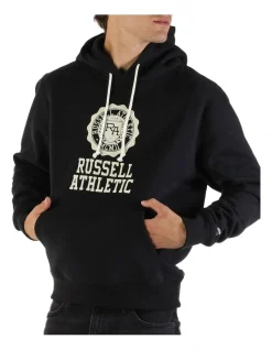 Russell Athletic Collegiate Hoodie In Black -Coats Sales Store 951288040 6 720x928