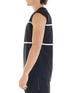 NYATH Skyline Contrast Piping Tank In Black -Coats Sales Store 951644800 2 720x928