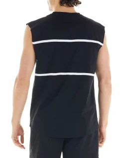 NYATH Skyline Contrast Piping Tank In Black -Coats Sales Store 951644800 3 720x928