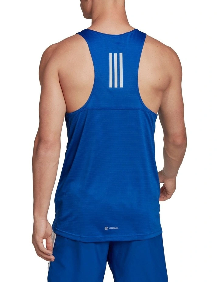 ADIDAS Own The Run Singlet In Blue 4 ADIDAS Own The Run Singlet In Blue - Image 2