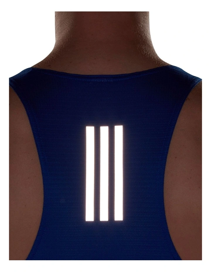 ADIDAS Own The Run Singlet In Blue 7 ADIDAS Own The Run Singlet In Blue - Image 5