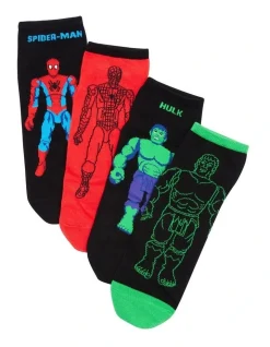 Hanes Marvel Comics 10 Pack Sock Gift Box In Multi -Coats Sales Store 954689320 2 720x928
