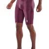 SKINS Series 3 Half Tights In Burgundy -Coats Sales Store 954930970 1 720x928