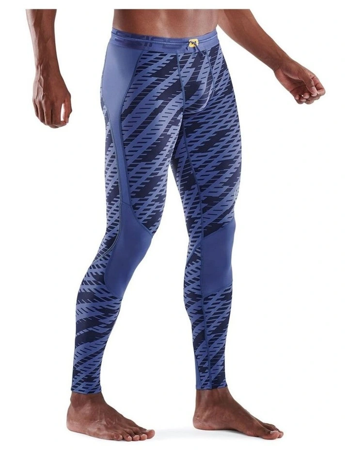 SKINS Series 3 Compression Long Tights Activewear In Blue 6 SKINS Series 3 Compression Long Tights Activewear In Blue - Image 4