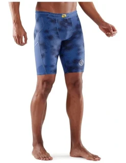 SKINS Series 3 Compression Half Tights Activewear In Blue -Coats Sales Store 954932860 3 720x928