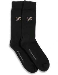 Rodd & Gunn Mallard 2.0 Sock In Onyx -Coats Sales Store 955401490 3 720x928