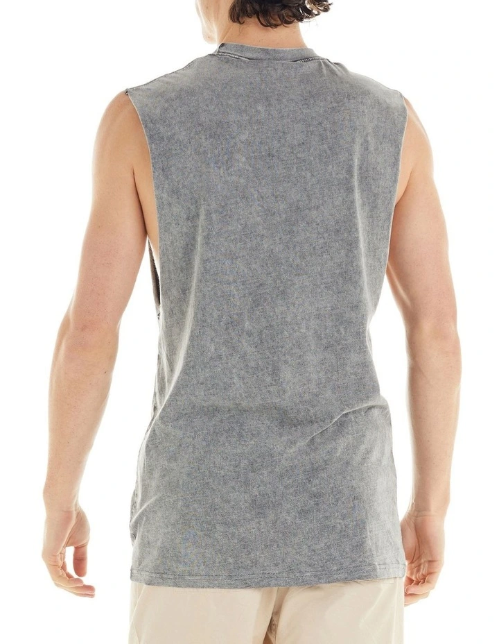 Nana Judy Flight Vintage Eagle Tank In Dark Acid Grey 5 Nana Judy Flight Vintage Eagle Tank In Dark Acid Grey - Image 3